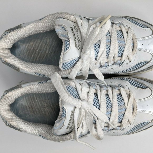Sketchers Shape Ups Women’s Gray Blue - Picture 5 of 6